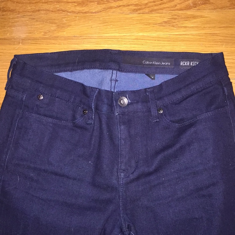 🎀🎀CK Rckr Kick pair of navy blue jeans 🎀🎀